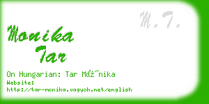 monika tar business card